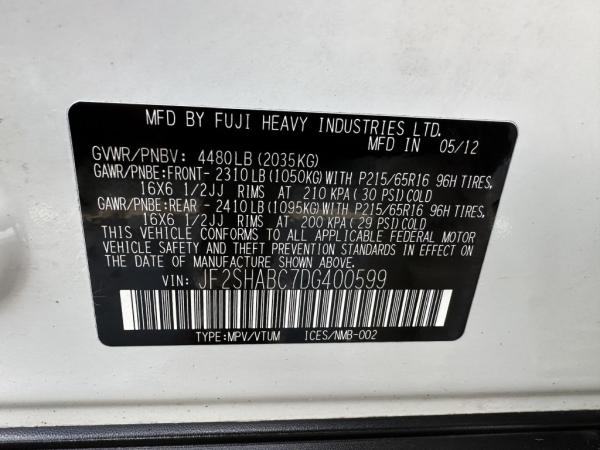 Used 2013 SUBARU FORESTER 25X