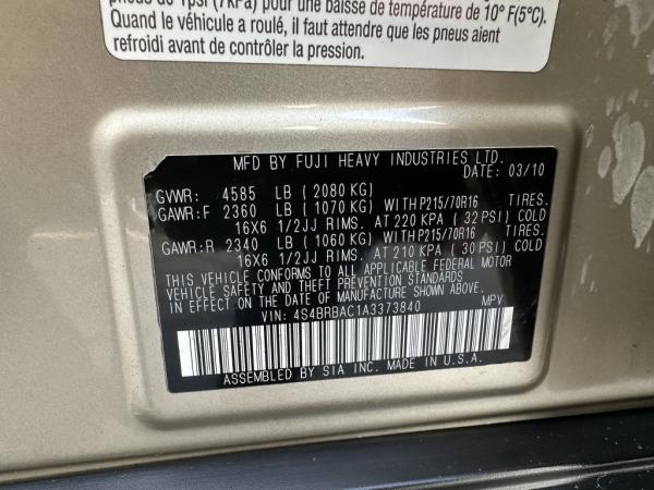 Used 2010 SUBARU OUTBACK 25I