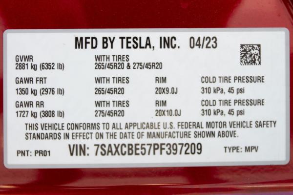 Used 2023 TESLA MODEL X