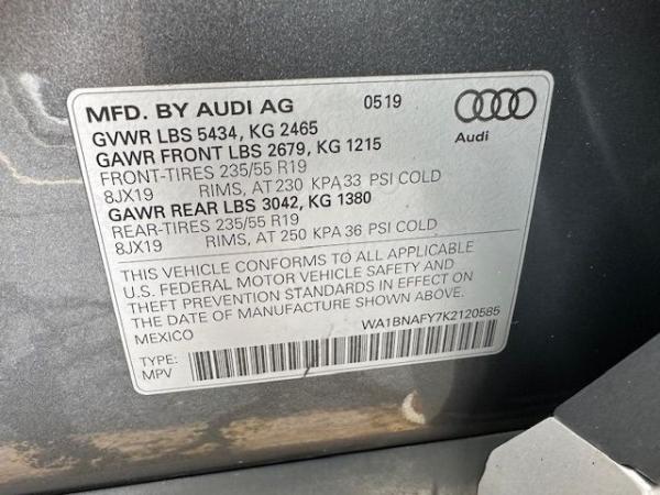 Used 2019 AUDI Q5 PREMIUM PLUS