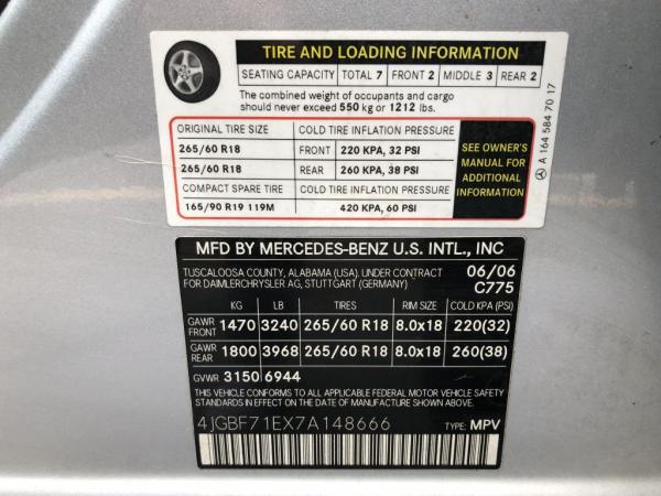 Used 2007 Mercedes Benz GL 450 450 4MATIC