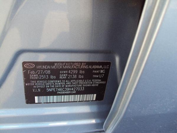 Used 2009 HYUNDAI SONATA GLS